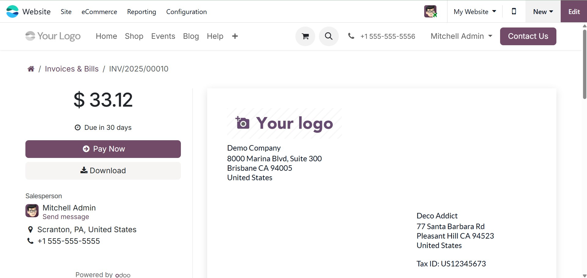 Odoo 19