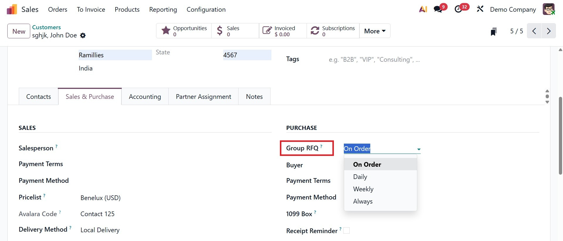 Odoo 19