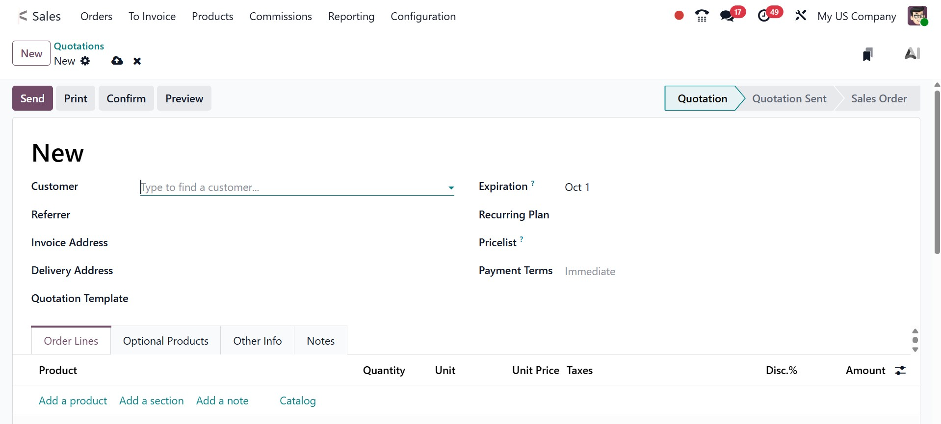 Odoo 19