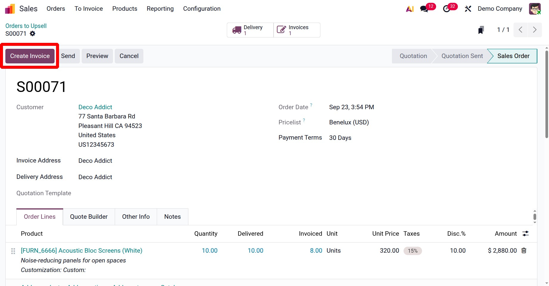 Odoo 19 Project