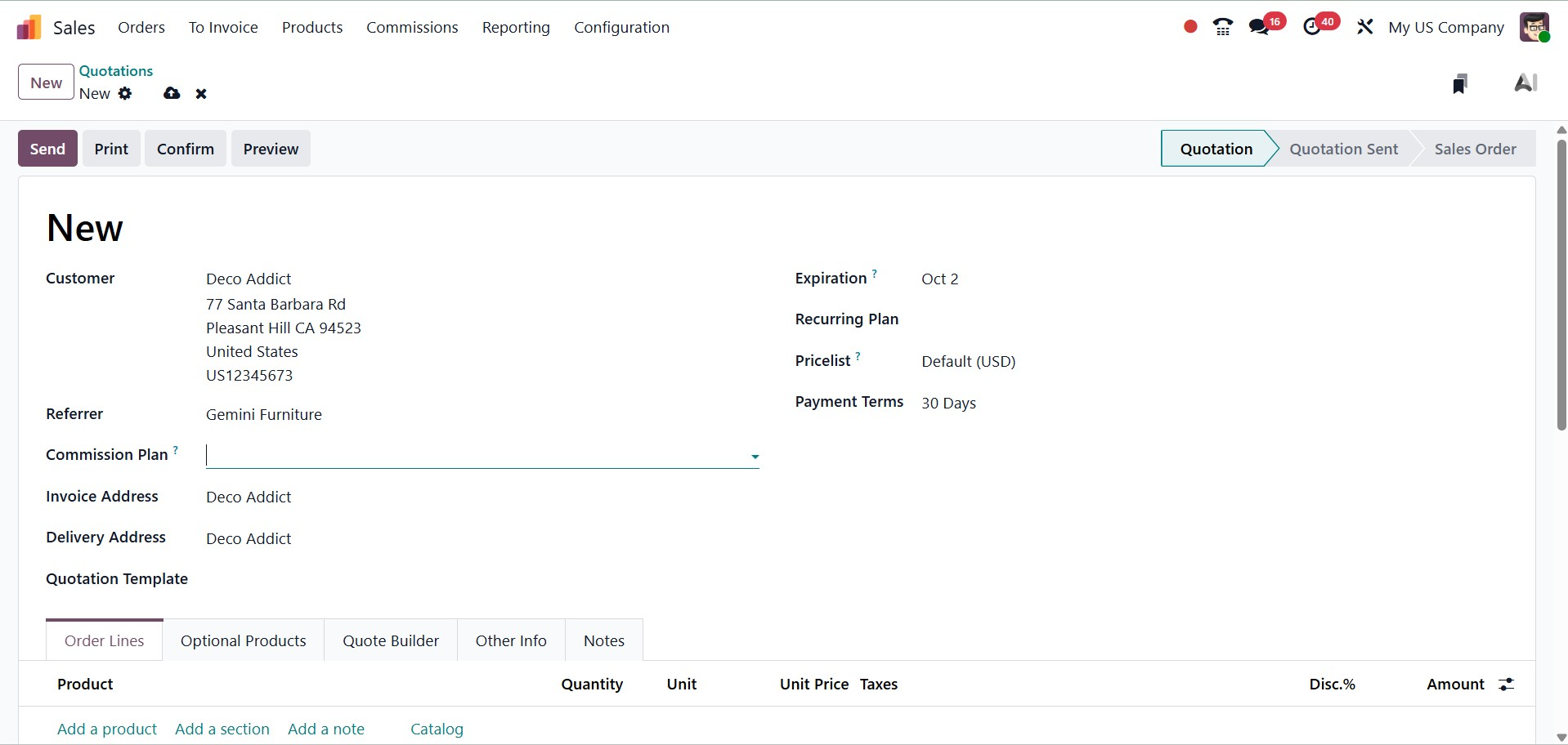 Odoo 19