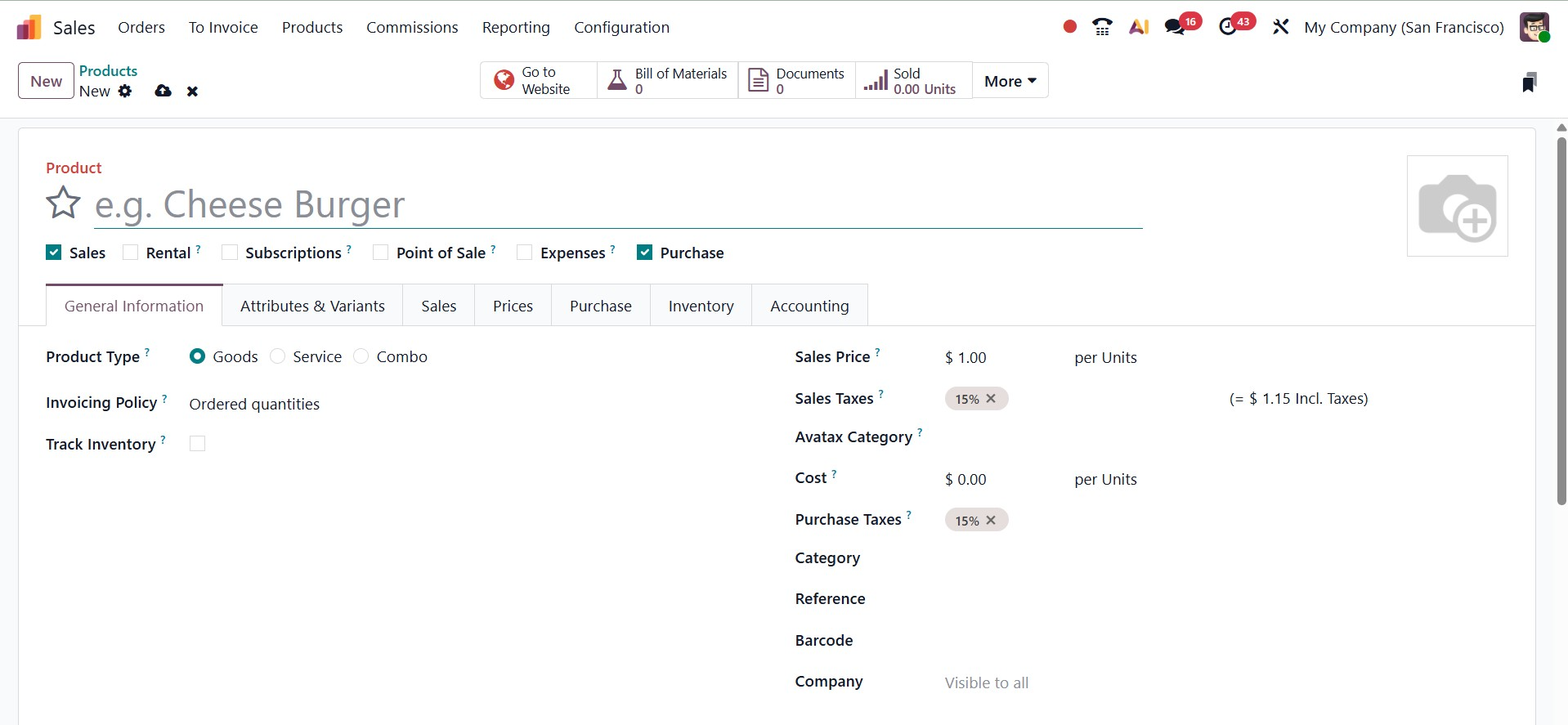 Odoo 19 Project