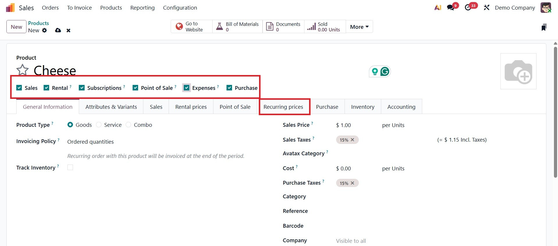 Odoo 19 Project