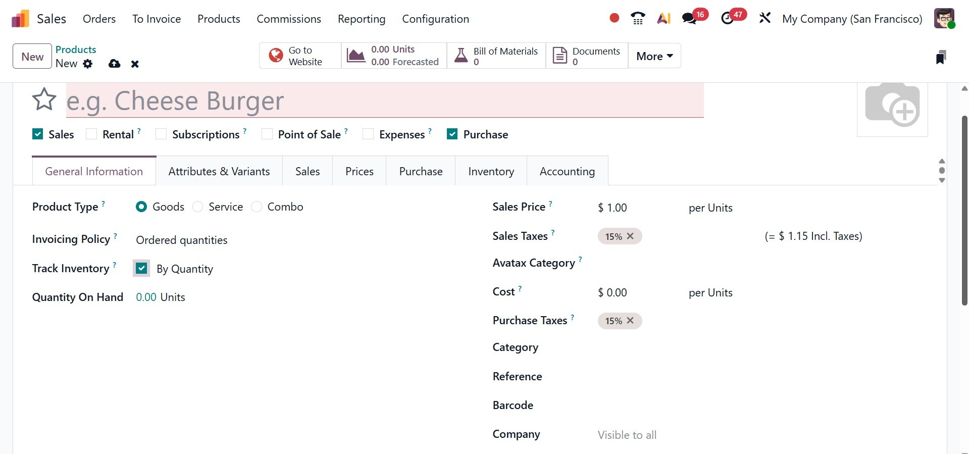Odoo 19 Project