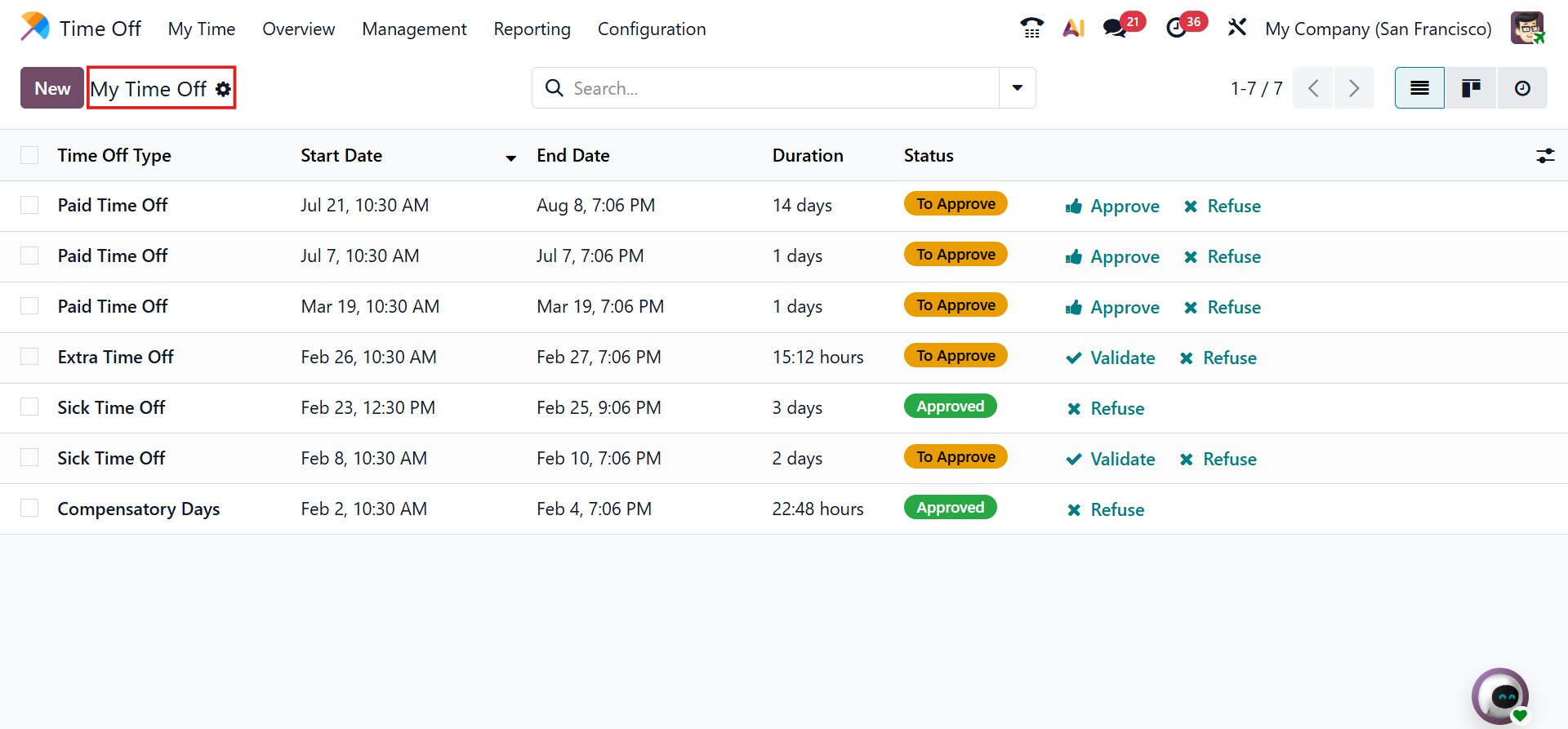 Odoo 19 Project