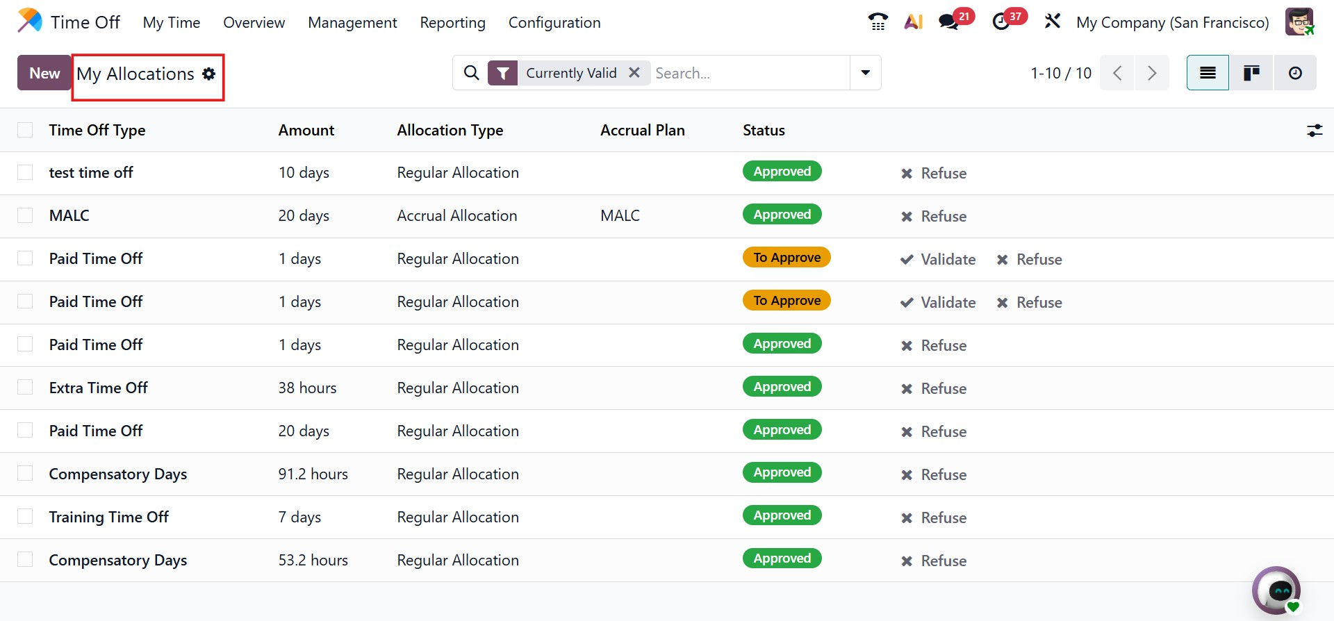 Odoo 19 Project