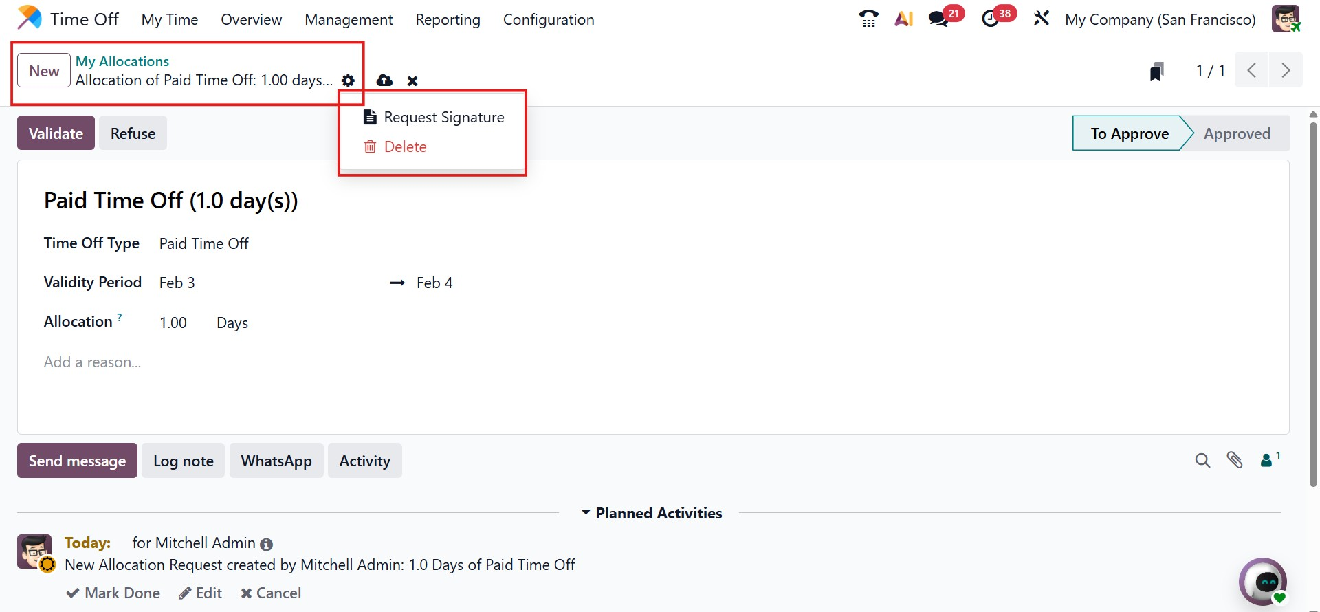 Odoo 19 Project