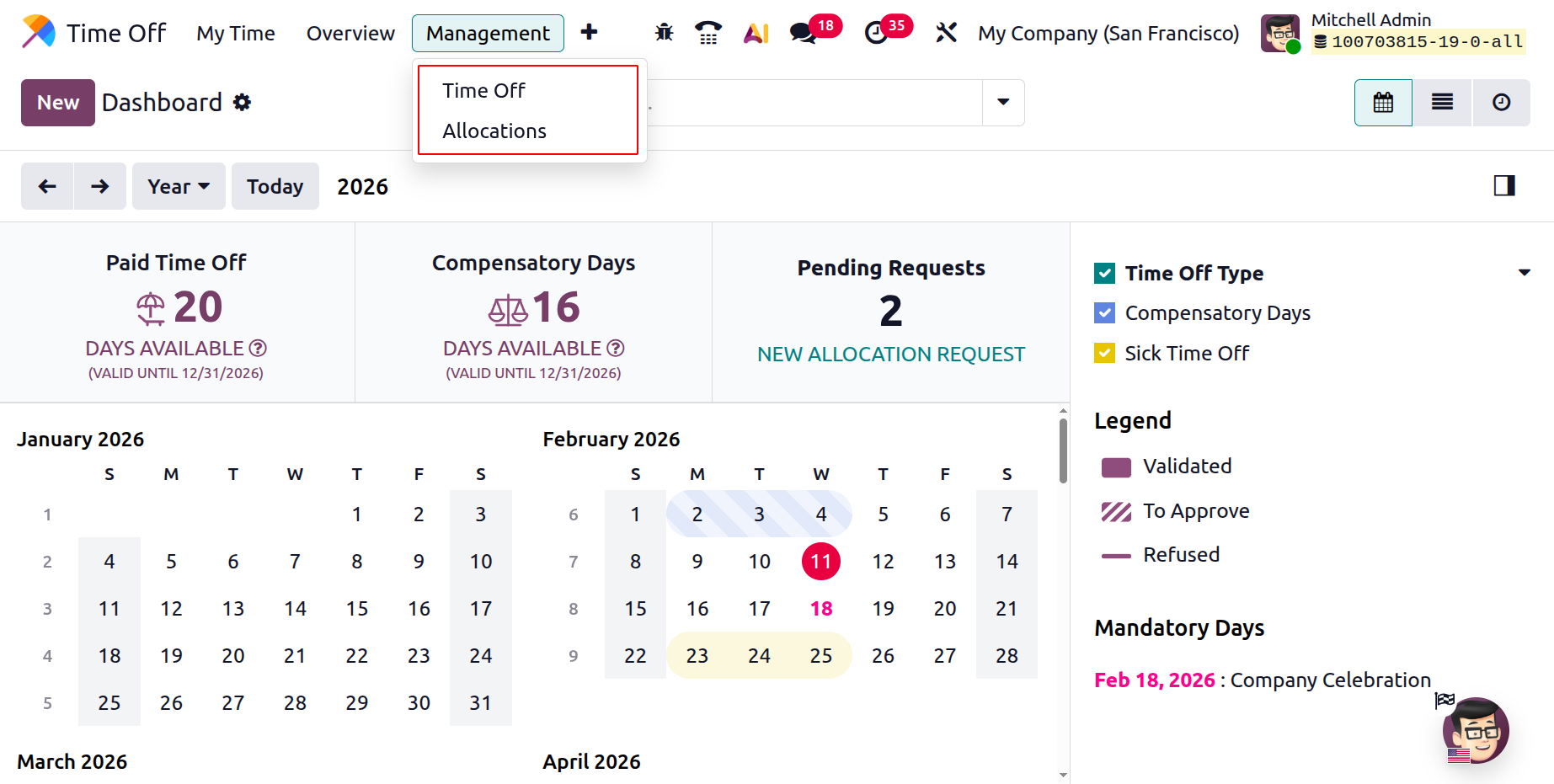 Odoo 19 Project