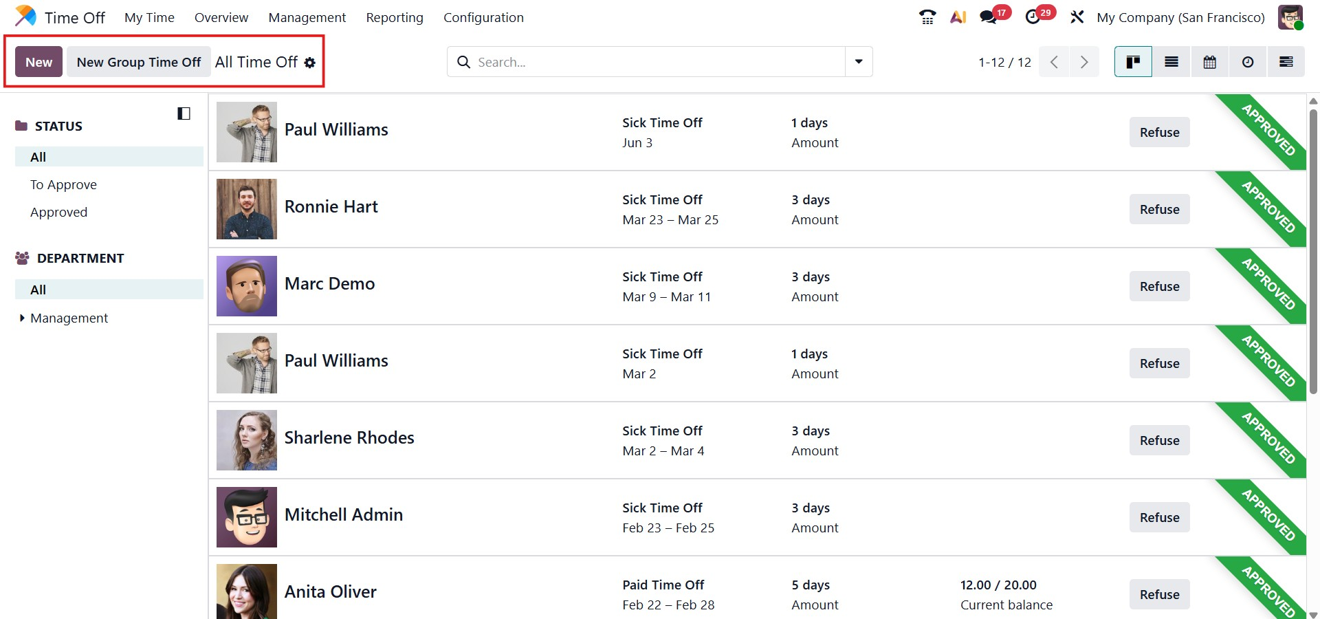 Odoo 19 Project