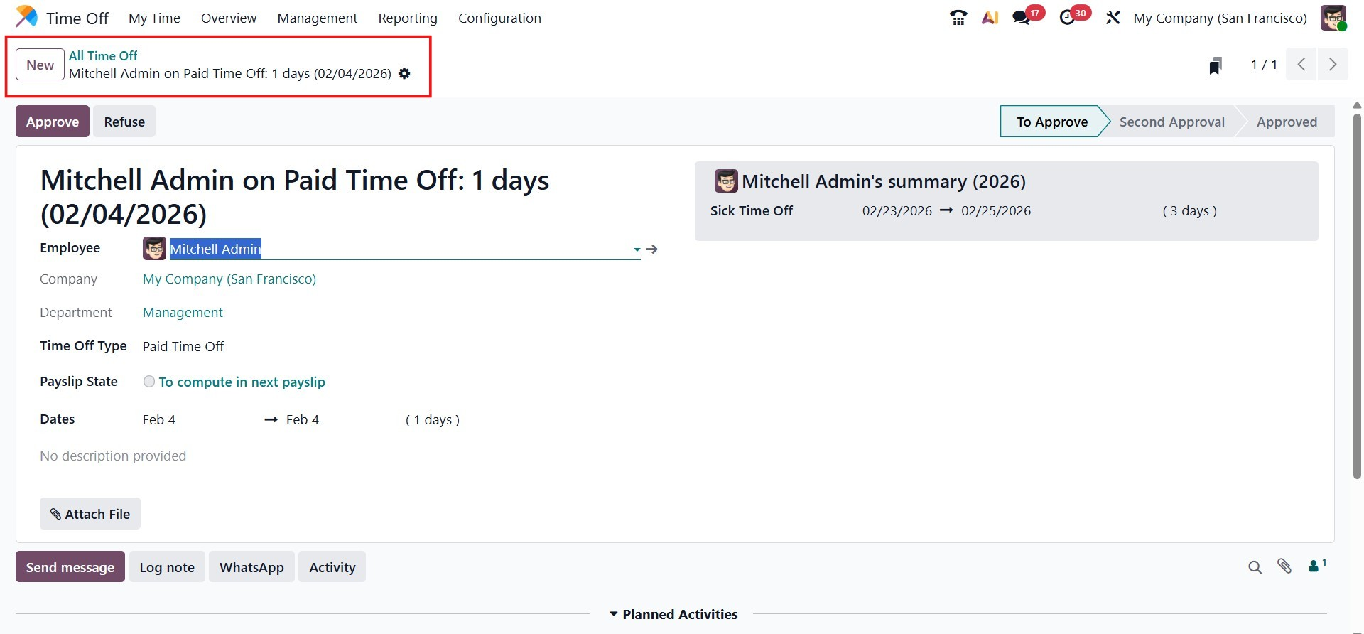 Odoo 19 Project