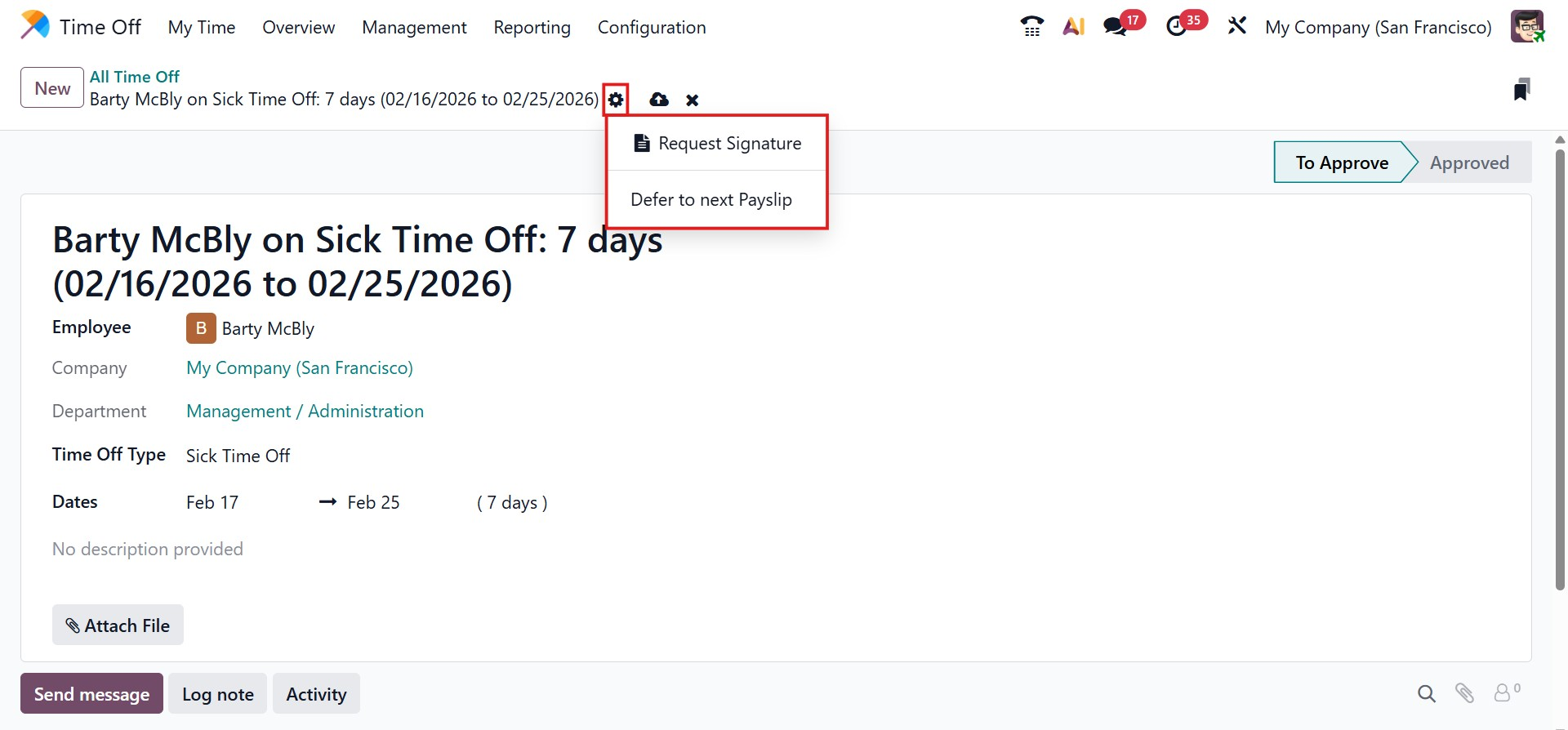 Odoo 19 Project