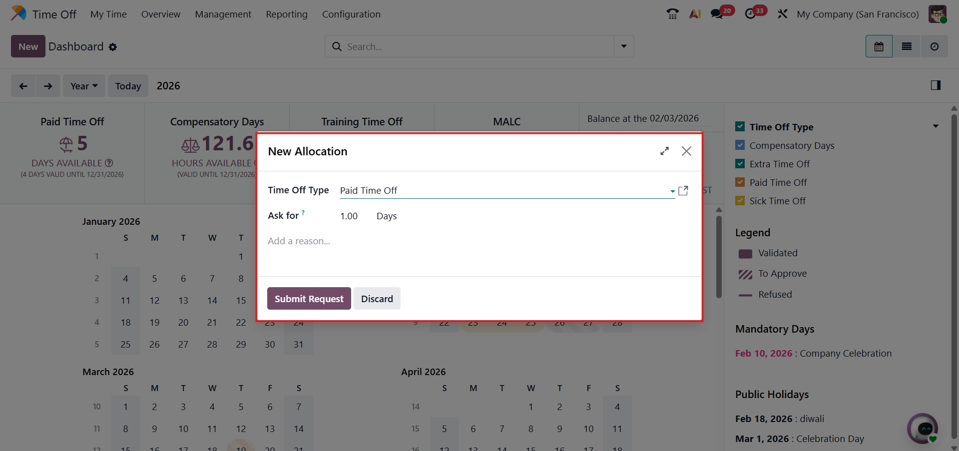 Odoo 19 Project