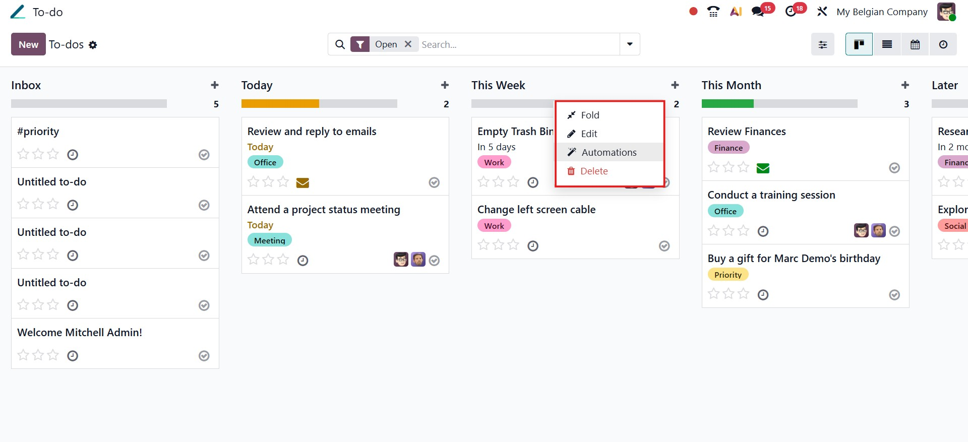 Odoo 19 Project