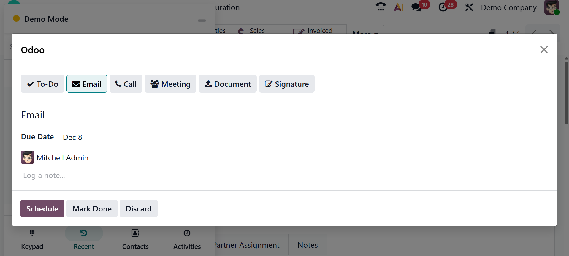Odoo 19 Project