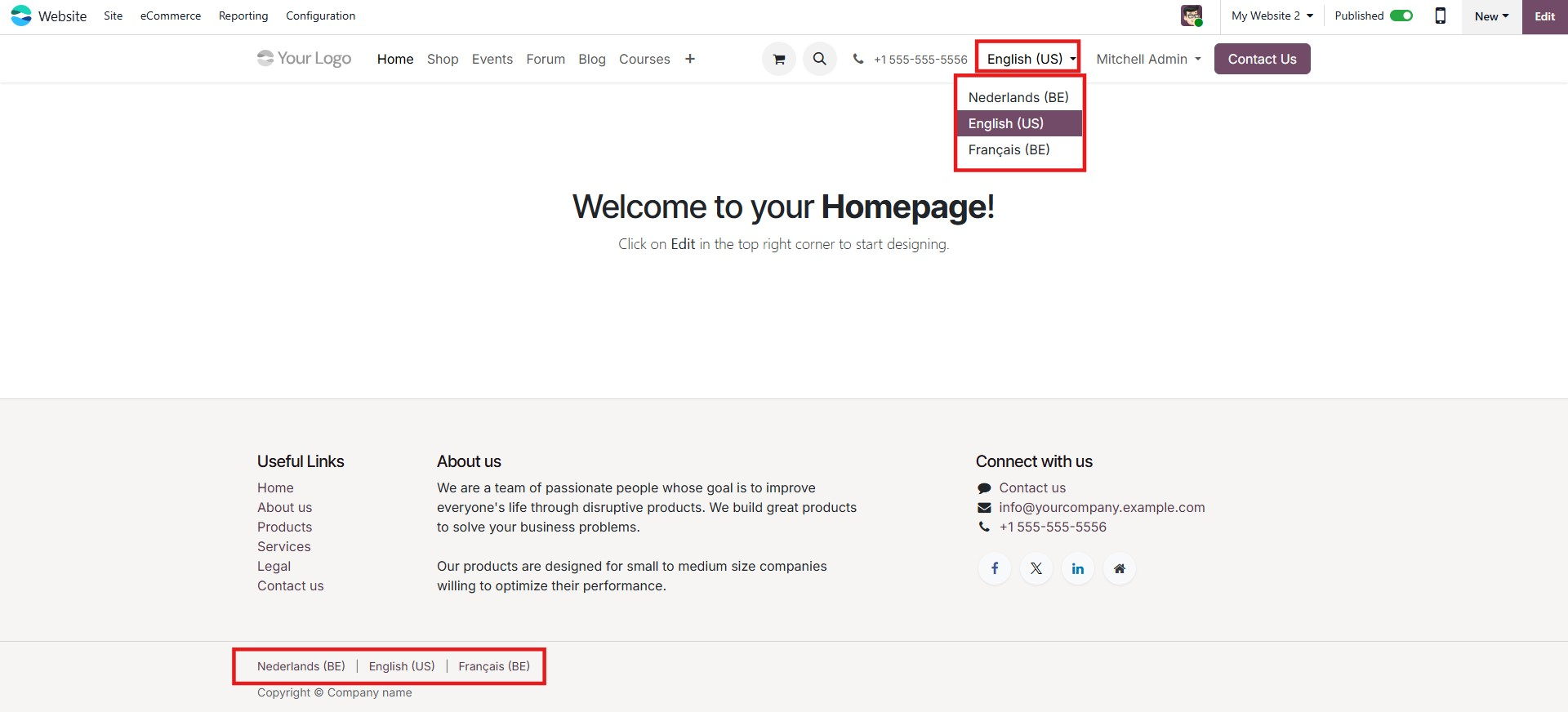 Odoo 19 Project