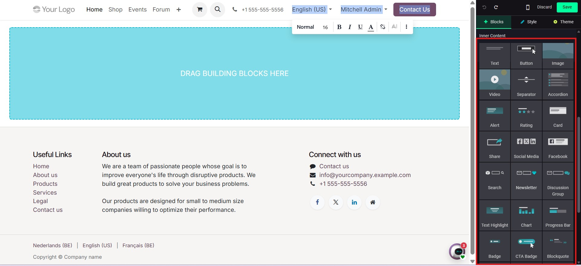 Odoo 19 Project