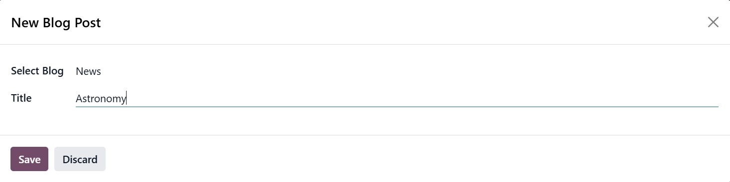 Odoo 19 Project