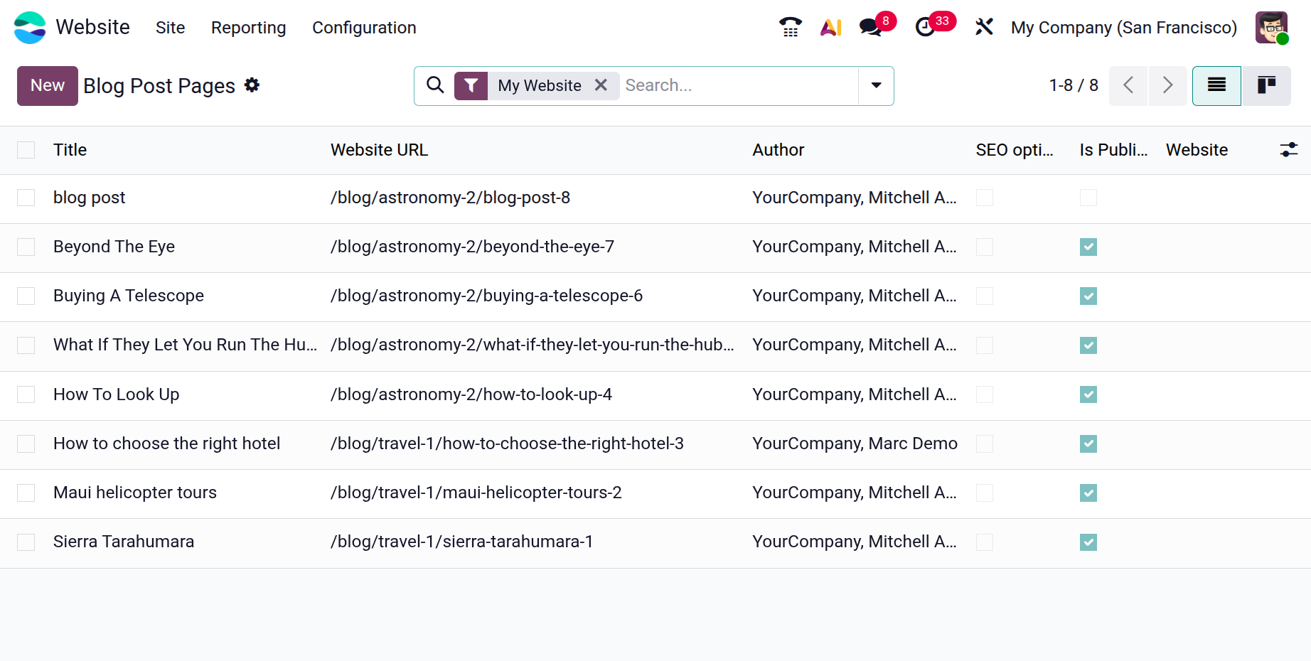Odoo 19 Project
