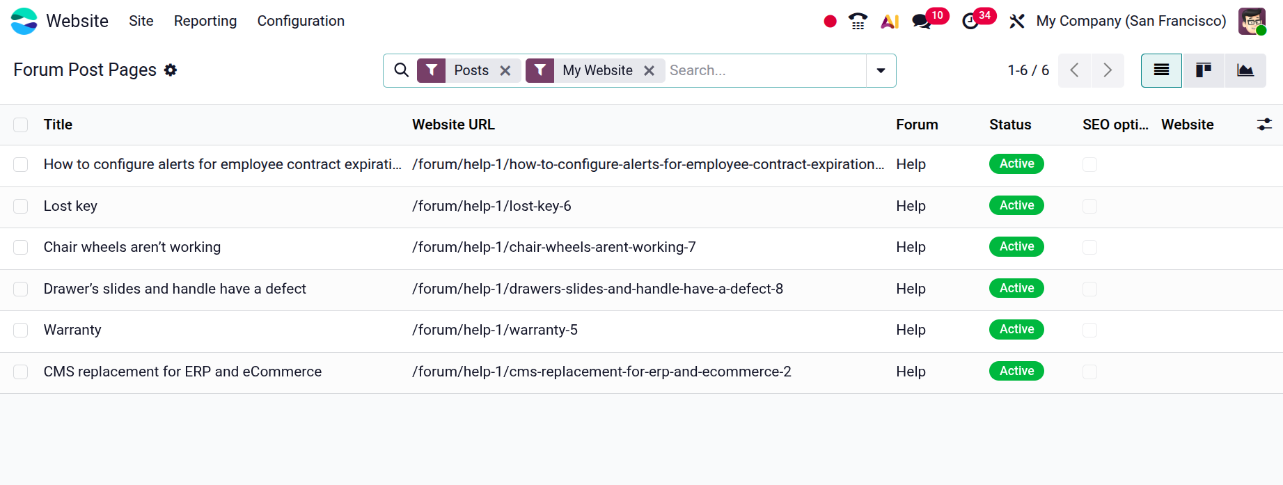 Odoo 19 Project