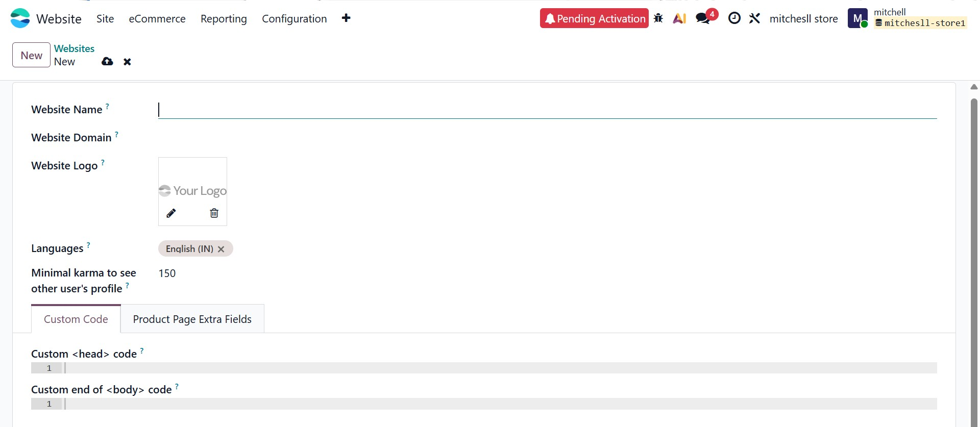 Odoo 19 Project