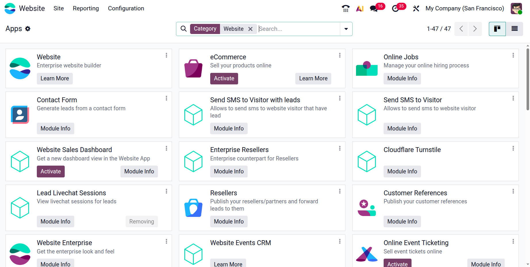 Odoo 19 Project