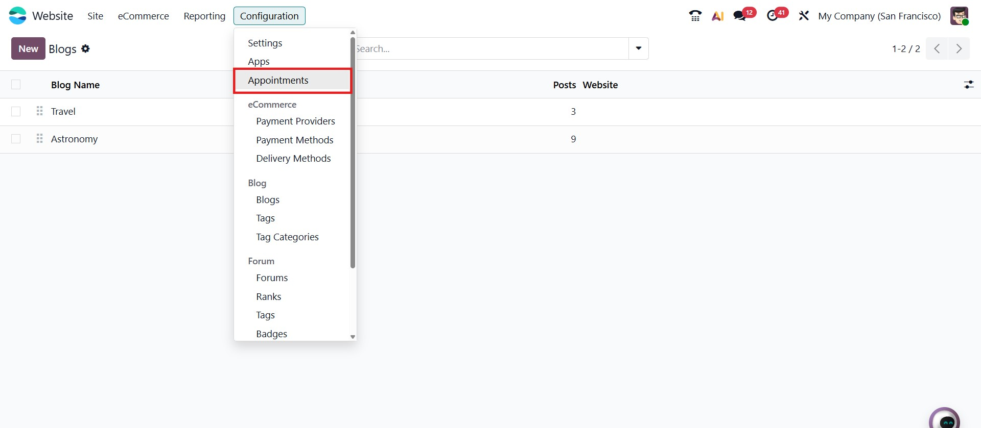 Odoo 19 Project