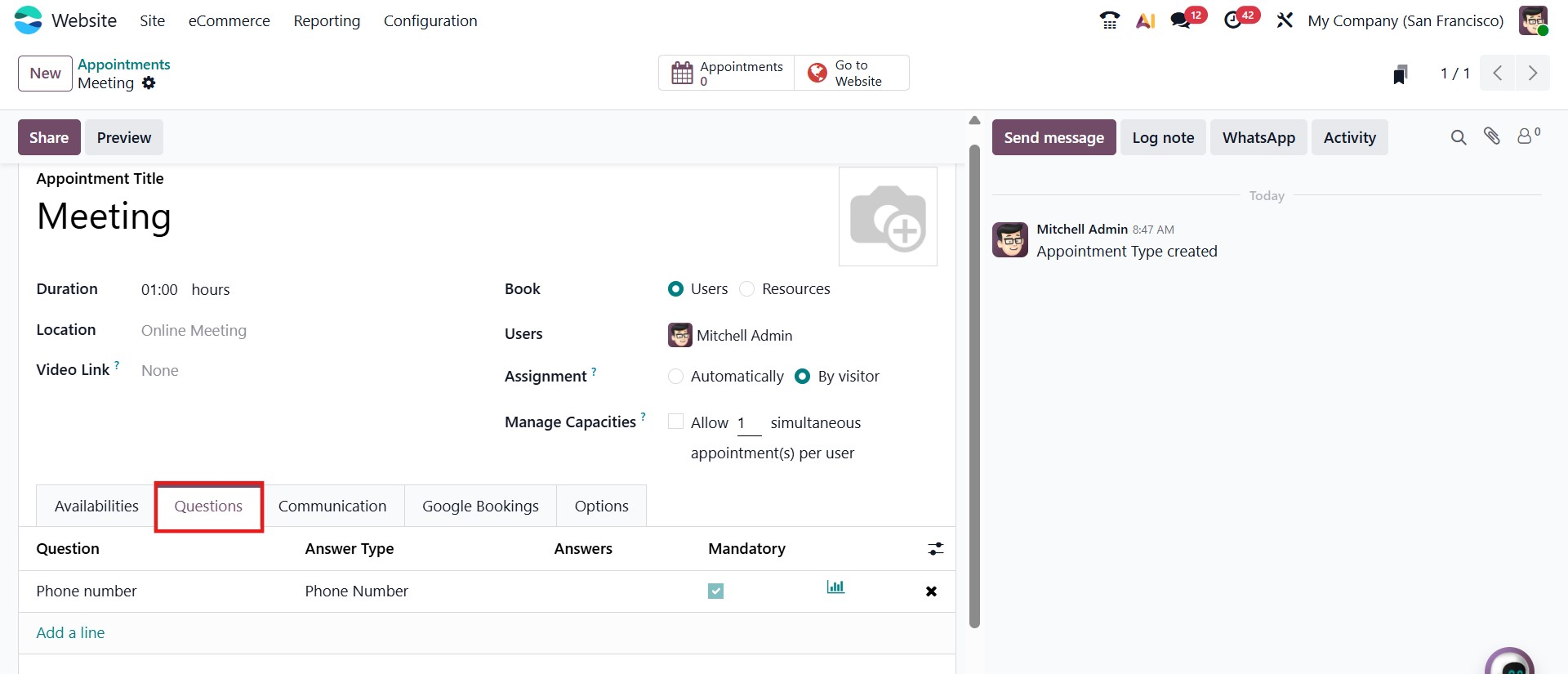 Odoo 19 Project