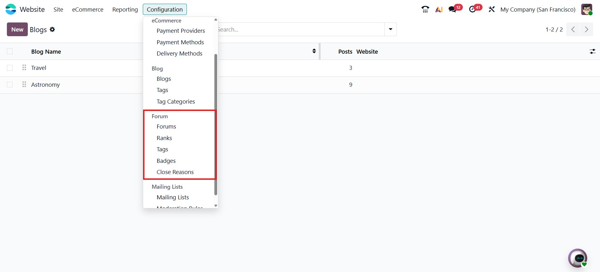 Odoo 19 Project