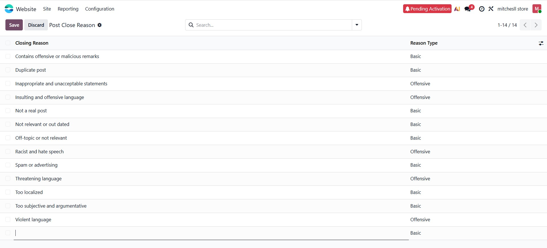 Odoo 19 Project