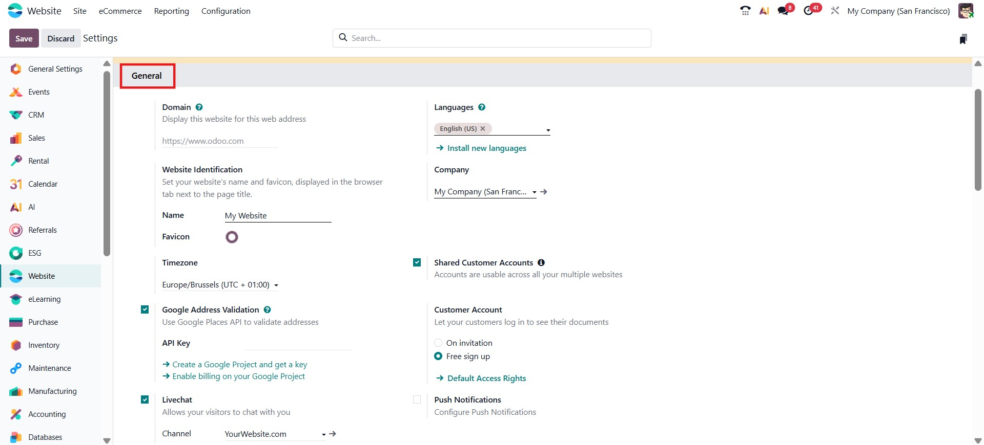 Odoo 19 Project