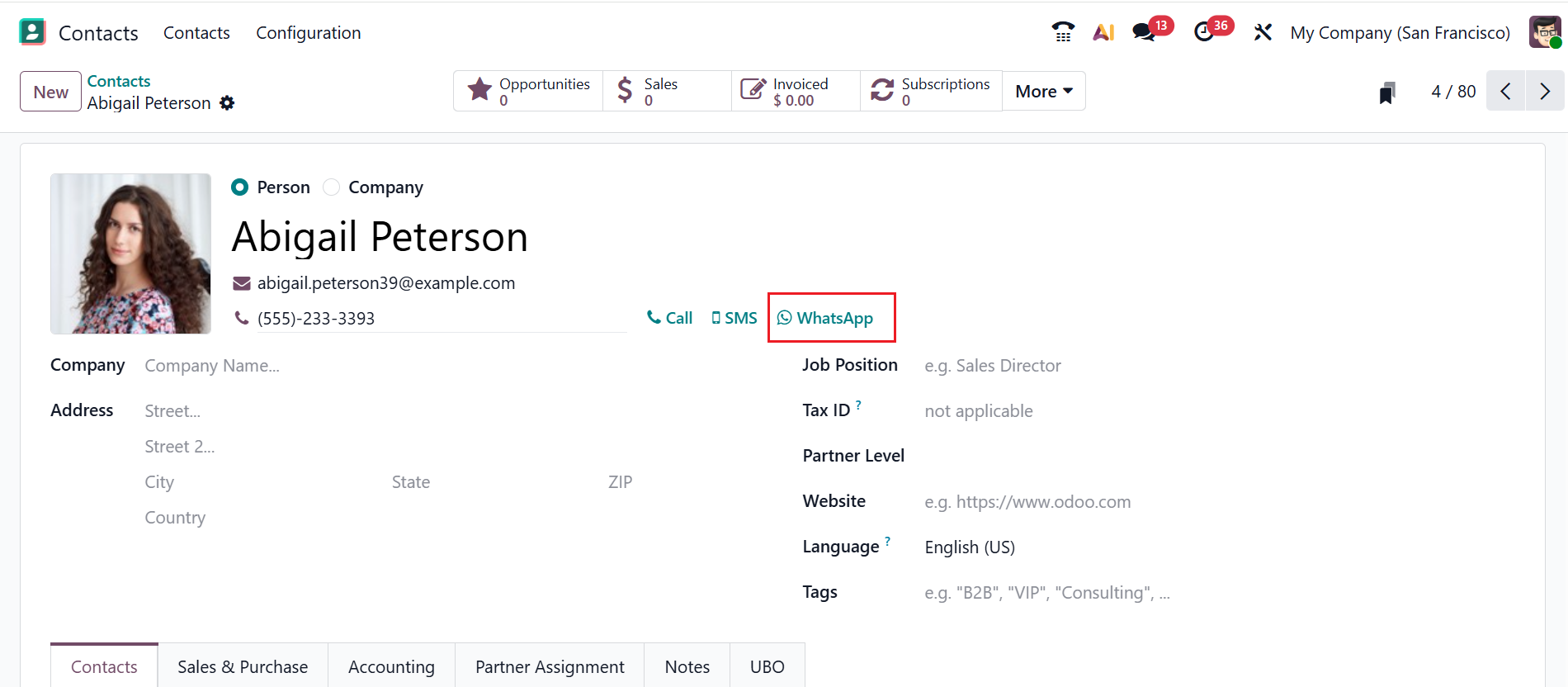 Odoo 19 Project